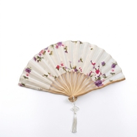 Éventail pliant en bambou de 33 cm pour les fans de musique traditionnelle Rainbow Pride, idéal pour les événements de carnaval, avec logo personnalisé imprimé