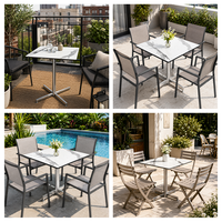 Produits les plus vendus au monde, table de pique-nique portable, table de barbecue, table à manger en HPL, HPL compact de qualité supérieure