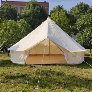 Tenda Glamping Moderna Stile Mongolo in Tessuto Oxford di Cotone Spesso, Impermeabile (3000mm+), Monostrato, Antivento, Quattro <span class=keywords><strong>Stagioni</strong></span> - Product Image 1