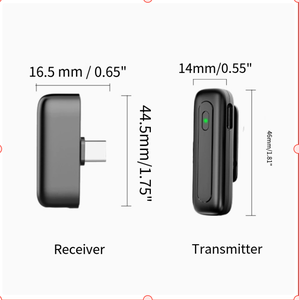 Microphone Lavalier Sans Fil <span class=keywords><strong>M6</strong></span> avec Réduction de Bruit IA et Réverbération, Microphone Spécialisé pour le Streaming <span class=keywords><strong>en</strong></span> <span class=keywords><strong>Direct</strong></span> et les Vlogs Vidéo - Product Image 1