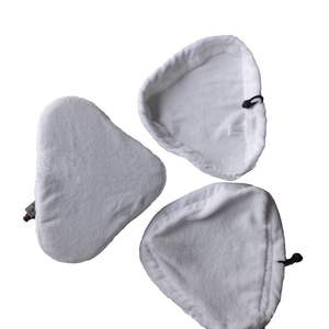 <span class=keywords><strong>H2O</strong></span> housse de vadrouille à vapeur X5 triangulaire requin housse de chiffon plat accessoires nettoyage et remplacement tampon chiffon de vadrouille - Product Image 4