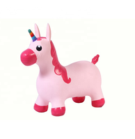 Jouet d'hiver gonflable en plastique, grande taille de cheval à saut, vente en gros