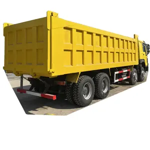 Kualitas tinggi 6*4 sinotruk sepuluh roda tipper 371/375 kekuatan kuda Howo dump truck digunakan sino tipper truk untuk dijual