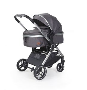 Passeggini per Bambini Passeggino Pieghevole di Lusso 4 in 1 con Seggiolino Auto e Carrozzina Alta Visibilità, Set Passeggino 3 in 1 - Product Image 6