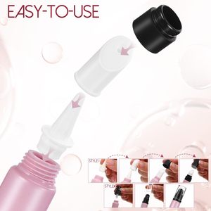 หลอดบีบครีมบำรุงรอบดวงตาแบบหรูหรา สีชมพู ขนาด 20 กรัม สำหรับบรรจุภัณฑ์เครื่องสำอาง พร้อมหัวบีบโลหะผสมสังกะสี ขายส่ง - Product Image 5