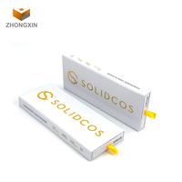 Boîtes en papier rigide blanches de haute qualité personnalisées Boîtes d'emballage de ciseaux avec logo orange avec marque personnalisée