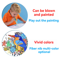 Ensemble de stylos aquarelles à air comprimé pour enfants, couleurs vibrantes, marqueurs à pulvérisation avec emballage personnalisé