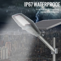 Lampadaire Solaire LED Extérieur en Aluminium 50W 100W 150W 200W à Télécommande, Batterie Lithium Fer Phosphate IP67 – Vente Chaude