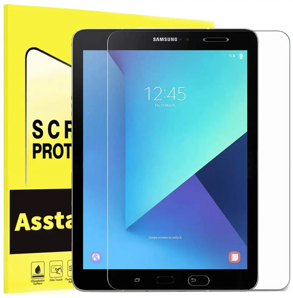 Tempered Glass Film 9H Case Friendly Screen Protector Anti-Scratch Bubble Free High Definition For SamsungGalaxy Tab S2 8.0 T710