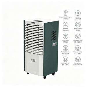 <span class=keywords><strong>Deshumidificador</strong></span> Comercial de 60L/D con Control Inteligente y Función Efrost, Flujo de Aire de 500m³/h, 900W, 220V, 50Hz para Almacenes y Talleres - Product Image 5