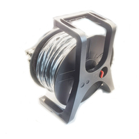 Câble blindé extérieur SM 150M rond mâle ODC à 8 noyaux avec enrouleur PCD310 IP44 Mini petit enrouleur de câble rétractable