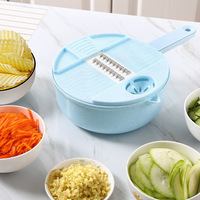 12 In 1 Multifunctionele Keukenaccessoires Groentegereedschap Groentesnijder Met Beschermkap En Eiwit Separator