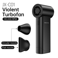 Souffleur d'air turbo à jet le plus populaire, nettoyeur d'écran d'ordinateur, clavier, souffleur d'air, 130000 tr/min, 6000 mAh, mini turbo ventilateur violent