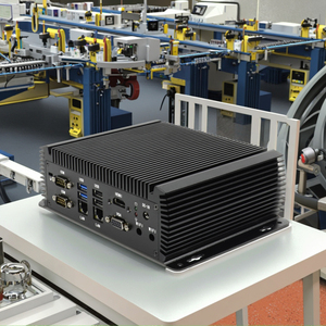 Sharerdp 맞춤형 코어 I3 I5 6100U 6200U 7100U 7200U <span class=keywords><strong>2</strong></span> LAN 6 COM 터치 스크린 용 팬리스 산업용 제어 내장 컴퓨터 - Product Image 1