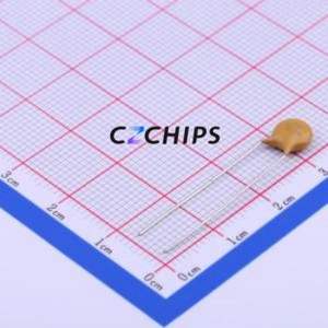 Condensador Cerámico de Disco con Orificio Pasante CT81-N5Y5V1B222MSEW, Componente de Orificio Pasante (THT), P=5mm 2.2nF 20% 1kV 5mm - Product Image 1