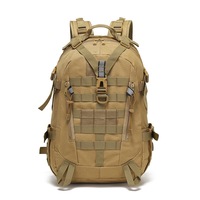 Sac à dos tactique unisexe géométrique tendance, imperméable, pour la chasse en extérieur, avec panneau solaire, doublure en polyester, cadre interne, sportif - Grande Vente