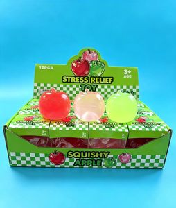 <b>Squishy</b> Apple Stress Relief Fidget Toys Soft Squeeze Sensory Decompression Toy - Product Image 1