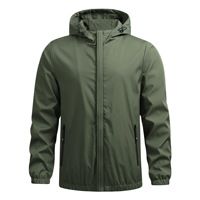 Blouson bomber décontracté léger pour homme avec col montant et fermeture éclair