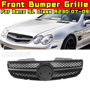 Bandes décoratives pour calandre de voiture, kit carrosserie, calandre avant pour Mercedes Benz Classe SL R230 AMG 2007-2009 - Product Image 2