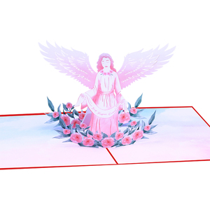 Pop 3D Spirituel 3D Baptême Spirituel Sainte Communion Carte de Confirmation Prier Anniversaire Sympathie Récupération de Noël Get Well - Product Image 3