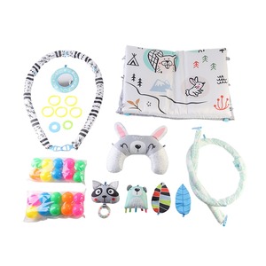 Alfombrillas de juego de algodón suave para bebés, valla de actividades educativas para gimnasio, centro de actividades para cachorros y gatos con pelotas de océano - Product Image 6