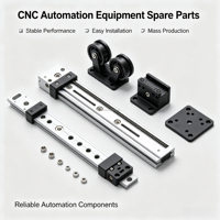Module de glissière linéaire usiné CNC en acier inoxydable haute rigidité, accessoires pour robots industriels