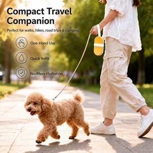 Bouteille d'eau portable pour chien, nouveau design, vente en gros, gamelle d'extérieur pour chat, gamelles de voyage pour animaux, produits pour animaux de compagnie - Product Image 6