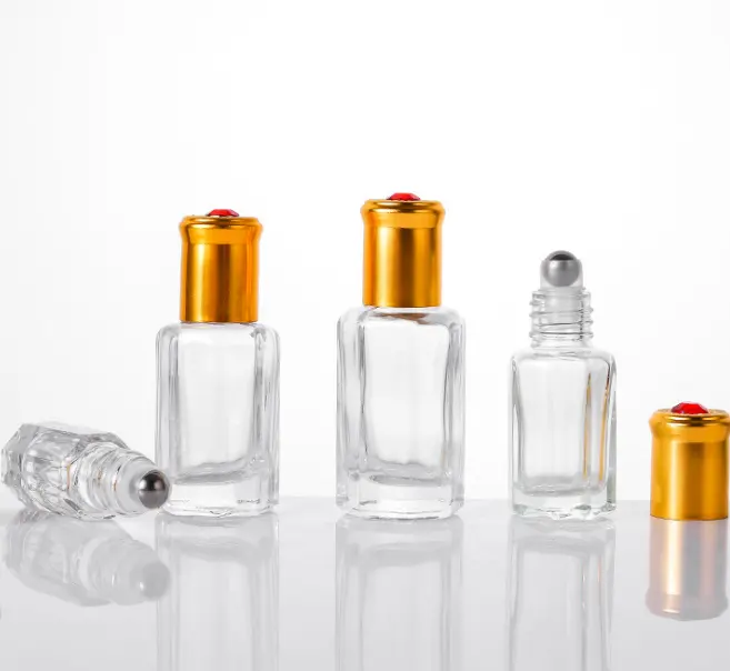 Маленькие роликовые бутылки для эфирного масла, 3 мл, 6 мл, 12 мл