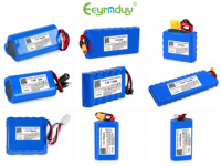 Batterie Li-ion rechargeable personnalisée 7,4 V 14,8 V 7000 mAh 18650 2S 4S pour l'éclairage LED, les équipements de sécurité, les dispositifs médicaux CE