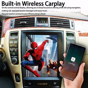 NaviRider 256 Go Écran 12,8 pouces Android 13 Autoradio pour Toyota Crown Atlet Grs 184 2005 - 2009 Lecteur multimédia vidéo GPS RHD - Product Image 4