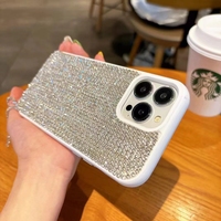 Coque de téléphone portable personnalisée pour iPhone coque de téléphone portable de haute qualité à franges et diamants bling bling scintillants design de luxe