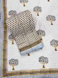 Dernier modèle de couette en coton biologique Jaipuri Style 100% Pure Made in India Produit doux et confortable - Product Image 4