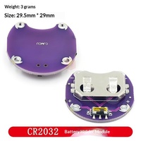 Módulo Porta Baterías de Botón LilyPad CR2032 con Interruptor, Componente Electrónico