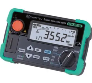 Comprobador de Continuidad y Aislamiento Digital Kyoritsu KEW 3552, 50-1000V, Rápido (0.5s), 40G, PI/DAR, Registro de Datos USB, Salida de 200mA - Product Image 3