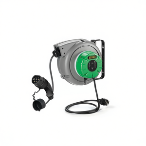 Enrollador de Cable de 5m 16A Tipo 1, Caja de Pared, Cable de Extensión Eléctrico de 3.8Kw para Uso en Exteriores - Product Image 2