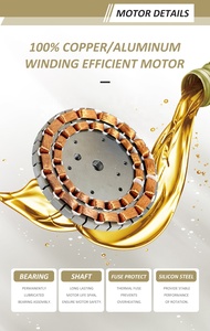 Ventilador de Techo Moderno de 56 Pulgadas con <span class=keywords><strong>Motor</strong></span> de Cobre Puro de 220v y Control de 42 Pulgadas para el Hogar - Product Image 3