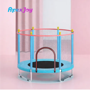 Mini <span class=keywords><strong>trampoline</strong></span> de 1,4 m pour enfants, lit de saut pour exercices intérieurs avec filet de protection, sûr et durable, idéal pour les petits espaces - Product Image 3