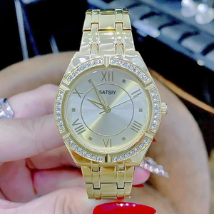 <span class=keywords><strong>Reloj</strong></span> Cronógrafo <span class=keywords><strong>de</strong></span> Lujo para Mujer, 36 mm, Tamaño Clásico, Acero Inoxidable, Cuarzo, Cristal Mineral, Resistente al Agua 30M - Product Image 5