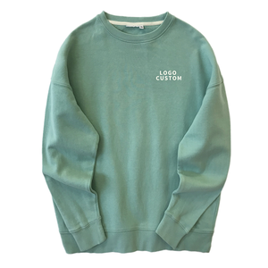 Sudadera Personalizada de Felpa Francesa Lisa, Unisex, Cuello Redondo, Diseño OEM, Talla Grande, en Venta - Product Image 1