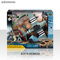 Mini soldats de l'armée en parachute en gros, accessoires militaires, jouets pour enfants, kit complet pour garçons, jouets d'extérieur, miniatures