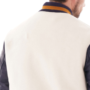 Wholesale Price OEM Custom Logo Color <b>Long</b> Sleeve Casual Varsity <b>Jacket</b> <b>Men</b> Baseball <b>Jackets</b> Eco-Friendly Varsity <b>Jacket</b> For <b>Men</b> - Product Image 6