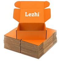 Boîtes d'emballage en carton ondulé personnalisées avec logo imprimé, petites, uniques, simples, pour produits de soin de la peau, colis d'expédition de vêtements