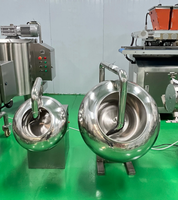 Machine de panoramique au chocolat/machine de revêtement en acier inoxydable pour cacahuète/machine de revêtement automatique de sucre d'amande
