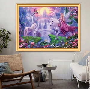 Pintura DE PAISAJE DE ARTE DE DIAMANTE 5D Por kits de números, pintura con diamantes pintura de taladro completo Hotel decoración del hogar pintura - Product Image 3