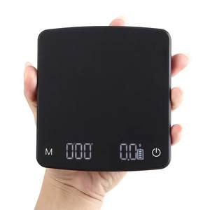 Balance électronique rechargeable avec affichage numérique LED pour le café à la main, avec minuterie et fonction de tare pour le pesage en grammes et la préparation du café - Product Image 1