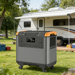 Generatore <span class=keywords><strong>Solare</strong></span> Portatile <span class=keywords><strong>per</strong></span> Camper e Van 3KW 5376Wh, Stazione di Alimentazione Impermeabile con Uscite AC DC USB Multiple, Batteria <span class=keywords><strong>per</strong></span> Accumulo Energetico - Product Image 6