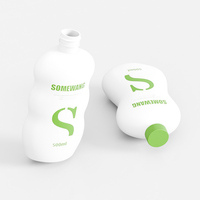 Somewang 250ML et 500Ml Bouteille HDPE personnalisée de haute qualité avec capuchon en PP pour emballage de soins personnels