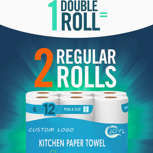 Biểu tượng tùy chỉnh Trinh gỗ bột giấy nhà bếp giấy cuộn-mềm cao thấm thân thiện với môi & dùng một lần - Product Image 6