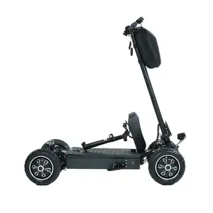 Hot Selling 48v 1200w 9 Inch Anti-slip 4-Wheel Motorcycle Foldable Adult Electric Scooter For Urban Transport
