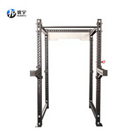 Rack de potencia comercial, rack de sentadillas, equipo de gimnasio, jaula de pesas para entrenamiento de fuerza, barra de dominadas, fitness